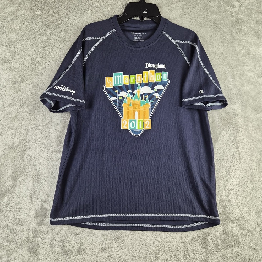 Disneyland Half Marathon 2012 Champion Double Dry Running Shirt Medium RunDisney